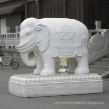 large public decoration elephant marble stone sculpture